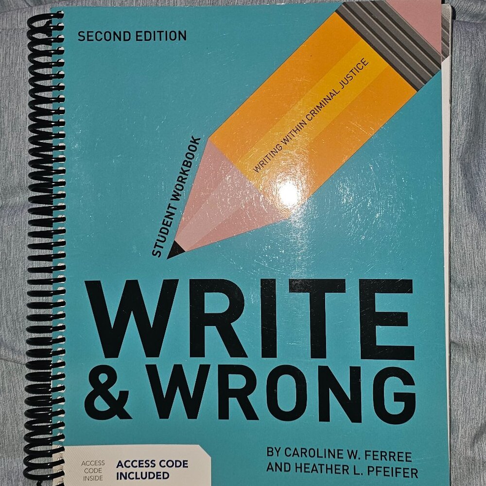 Write and Wrong Student Notebook